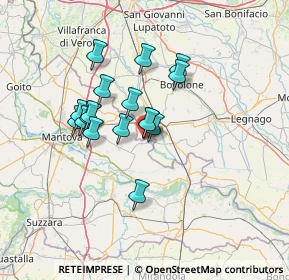 Mappa Via Finiletto, 46039 Villimpenta MN, Italia (10.70235)