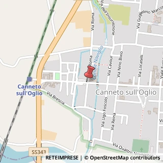 Mappa Via corradini 25, 46013 Canneto sull'Oglio, Mantova (Lombardia)