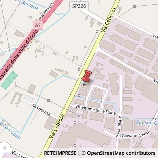 Mappa Strada della Cebrosa, 106, 10036 Settimo Torinese, Torino (Piemonte)