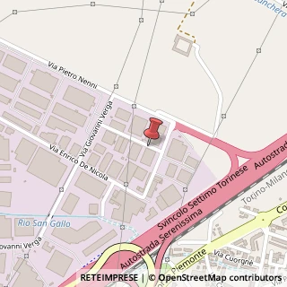 Mappa Via Giovanni Verga, 80, 10036 Settimo Torinese, Torino (Piemonte)