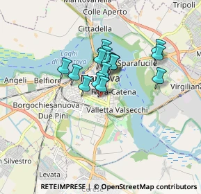 Mappa Via Vittorino da Feltre, 46100 Mantova MN, Italia (1.16563)