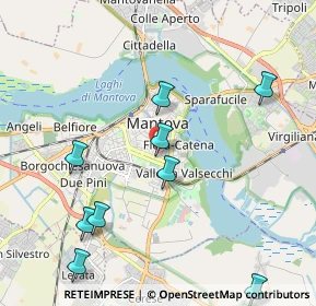 Mappa Via Vittorino da Feltre, 46100 Mantova MN, Italia (2.73818)