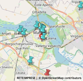 Mappa Via Vittorino da Feltre, 46100 Mantova MN, Italia (1.68636)