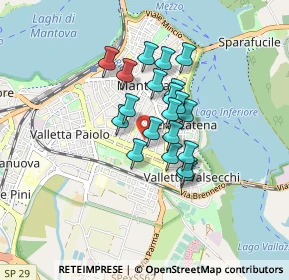 Mappa Via Vittorino da Feltre, 46100 Mantova MN, Italia (0.591)