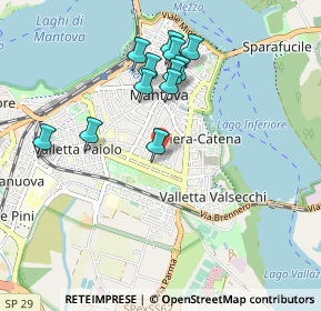 Mappa Via Vittorino da Feltre, 46100 Mantova MN, Italia (0.875)