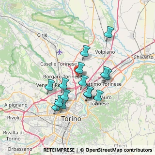 Mappa Via Michelangelo Buonarroti, 10079 Mappano TO, Italia (6.33067)