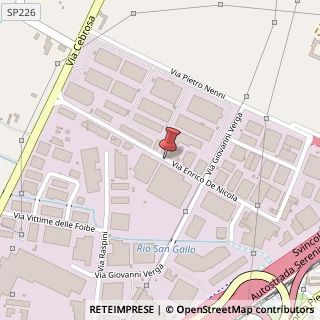 Mappa Via Enrico De Nicola,  16, 10036 Settimo Torinese, Torino (Piemonte)