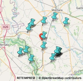 Mappa SP 5, 27020 Valle Lomellina PV, Italia (7.567)