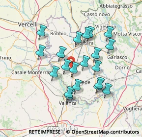 Mappa SP 5, 27020 Valle Lomellina PV, Italia (12.4905)