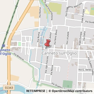 Mappa Via Giuseppe Garibaldi, 38, 46013 Canneto sull'Oglio, Mantova (Lombardia)