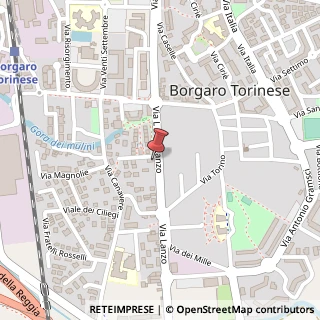 Mappa Via Lanzo, 125, 10071 Borgaro Torinese, Torino (Piemonte)