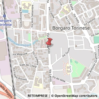 Mappa Via Lanzo, 133, 10071 Borgaro Torinese TO, Italia, 10071 Borgaro Torinese, Torino (Piemonte)