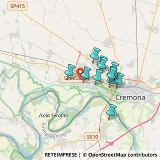 Mappa Via Abbadia, 26100 Cremona CR, Italia (2.7075)