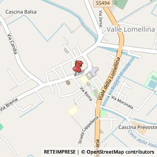 Mappa Piazza 26 Aprile, 13, 27020 Valle Lomellina PV, Italia, 27020 Valle Lomellina, Pavia (Lombardia)