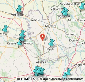 Mappa Via Candia, 27020 Valle Lomellina PV, Italia (24.36444)