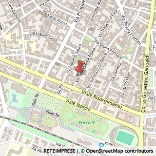 Mappa Via Giuseppina Rippa, 9, 46100 Mantova, Mantova (Lombardia)