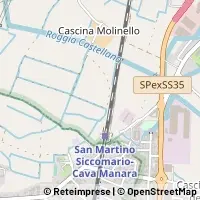 Peta San Martino Siccomario