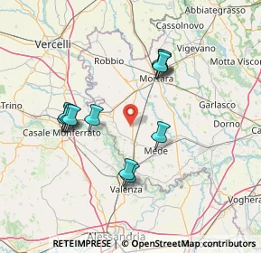 Mappa Via Breme, 27020 Valle Lomellina PV, Italia (13.64333)