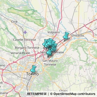 Mappa Via Giovanni Verga, 10036 Settimo Torinese TO, Italia (2.99636)