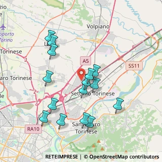 Mappa Via Giovanni Verga, 10036 Settimo Torinese TO, Italia (3.786)