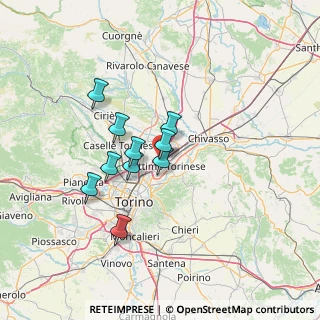 Mappa Via Giovanni Verga, 10036 Settimo Torinese TO, Italia (14.22727)