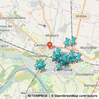 Mappa Via Bergamo, 26022 Cremona CR, Italia (1.7995)