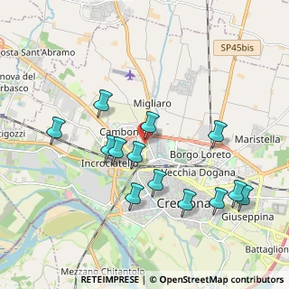 Mappa Via Bergamo, 26022 Cremona CR, Italia (1.97769)