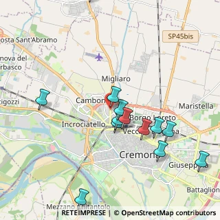 Mappa Via Bergamo, 26022 Cremona CR, Italia (2.13462)