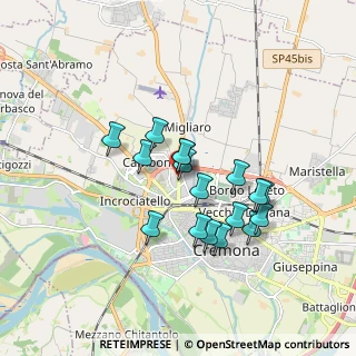 Mappa Via Bergamo, 26022 Cremona CR, Italia (1.44647)