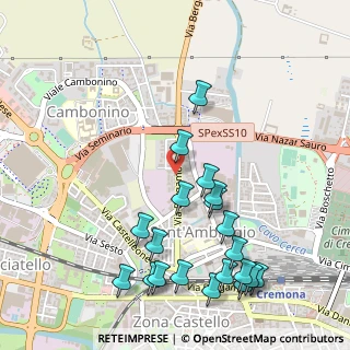 Mappa Via Bergamo, 26022 Cremona CR, Italia (0.602)