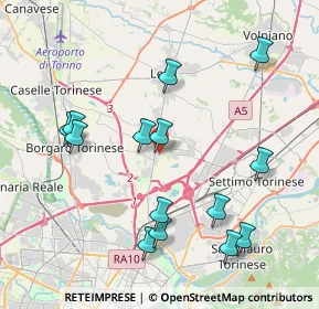 Mappa Via Argentera, 10070 Mappano TO, Italia (4.25643)