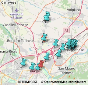 Mappa Via Argentera, 10070 Mappano TO, Italia (4.284)