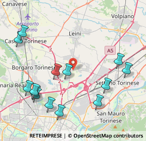 Mappa Via Argentera, 10070 Mappano TO, Italia (4.90571)