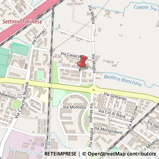 Mappa Via G.Falcone, 3, 10036 Settimo Torinese, Torino (Piemonte)