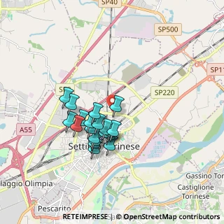 Mappa Via G.Falcone, 10036 Settimo Torinese TO, Italia (1.4395)
