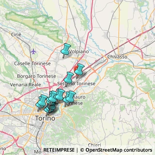 Mappa Via G.Falcone, 10036 Settimo Torinese TO, Italia (8.23529)