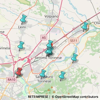 Mappa Via G.Falcone, 10036 Settimo Torinese TO, Italia (4.41917)