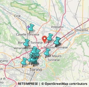 Mappa Viale John Fitzgerald Kennedy, 10079 Mappano TO, Italia (6.69588)