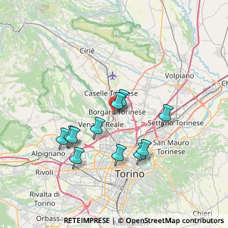Mappa Via Canavere, 10071 Borgaro Torinese TO, Italia (6.90727)