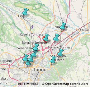 Mappa 10079 Mappano TO, Italia (7.16273)