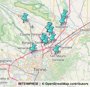 Mappa 10079 Mappano TO, Italia (5.00091)