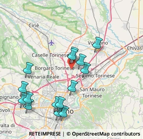 Mappa 10079 Mappano TO, Italia (8.39867)