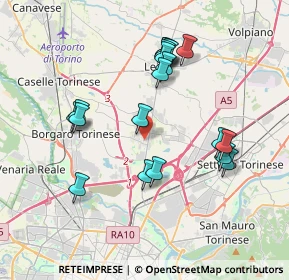 Mappa 10079 Mappano TO, Italia (3.66368)