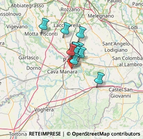 Mappa 27020 Travacò Siccomario PV, Italia (8.02455)