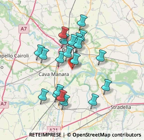 Mappa 27020 Travacò Siccomario PV, Italia (6.246)