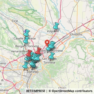 Mappa Via Raspini, 10036 Settimo Torinese TO, Italia (7.3685)