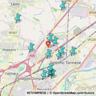 Mappa Via Raspini, 10036 Settimo Torinese TO, Italia (2.06143)