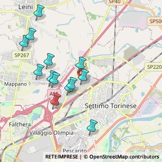 Mappa Via Raspini, 10036 Settimo Torinese TO, Italia (2.02615)