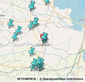 Mappa Via Enzo Ferrari, 30014 Cavarzere VE, Italia (8.6485)