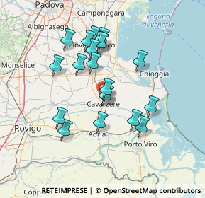 Mappa Via Enzo Ferrari, 30014 Cavarzere VE, Italia (12.405)